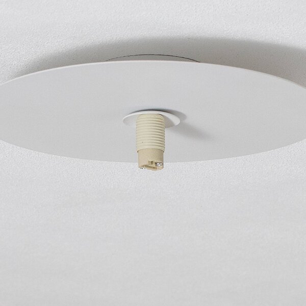 TK Lighting Pixie mennyezeti lámpa, fehér, üveg, Ø 25 cm, gömb, G9, dimmelhető, Fehér / opál, Nappali / Étkező, fém, Modern