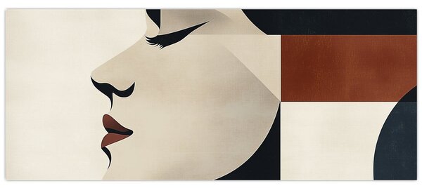 Kép - Nő profilból (120x50 cm)