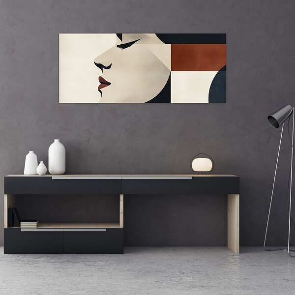 Kép - Nő profilból (120x50 cm)