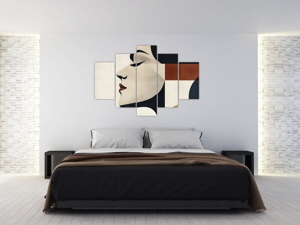 Kép - Nő profilból (150x105 cm)