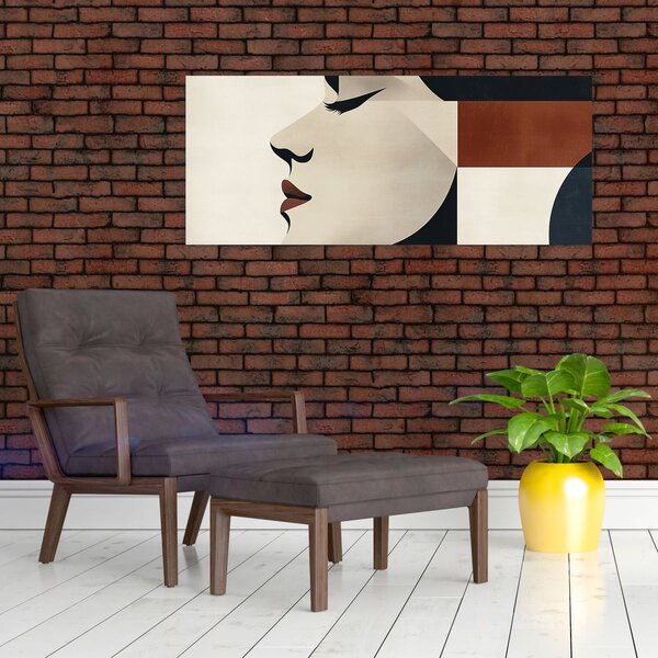 Kép - Nő profilból (120x50 cm)