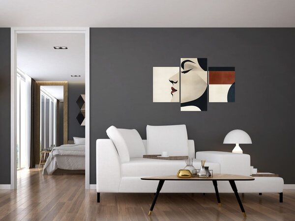 Kép - Nő profilból (90x60 cm)