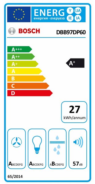 BOSCH DBB97DP60 Serie 6 integrált kialakítású páraelszívó 90cm