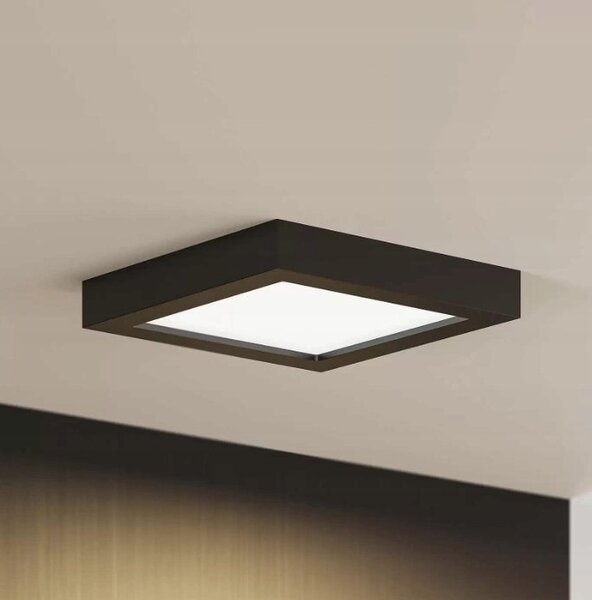Oprawa downlight N/T kwadrat 6W 660lm 4000K IP20 czarny DL-1 EC20475