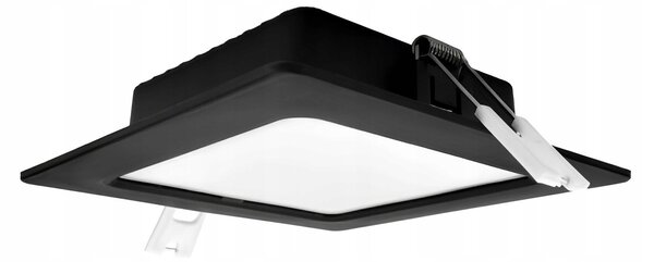 Oprawa downlight P/T kwadrat 6W 660lm 4000K IP20 czarny DL-1 EC20467