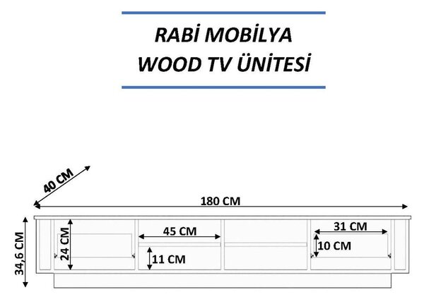 Prestij TV-állvány, 180 cm – Rb-168