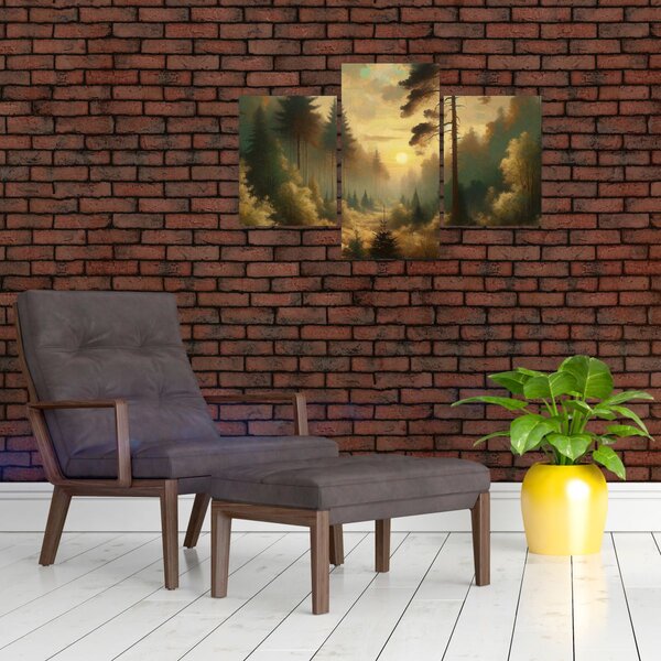 Kép - Napfény az erdőben (90x60 cm)