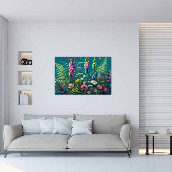 Kép - Mezei virágok (90x60 cm)