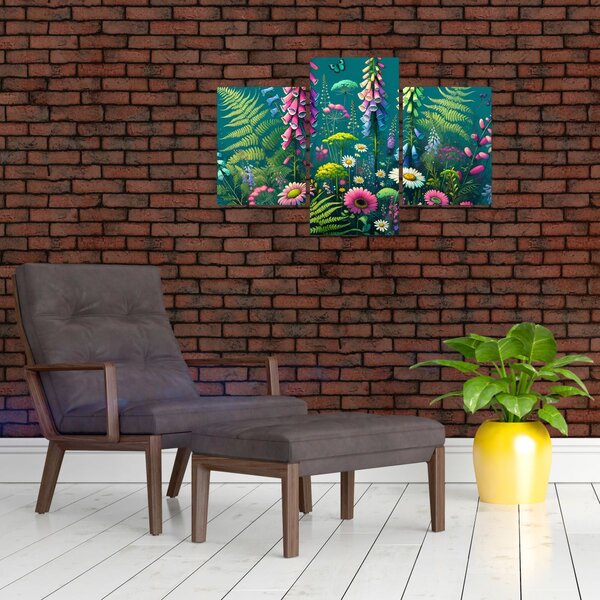 Kép - Mezei virágok (90x60 cm)