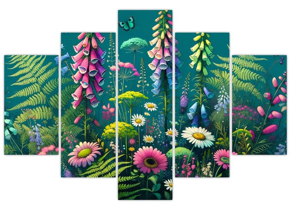 Kép - Mezei virágok (150x105 cm)
