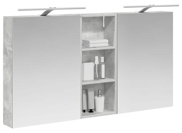 Fürdőszobai Szekrény Szett 3 pcs 130 x 14,5 x 70 cm Faanyag