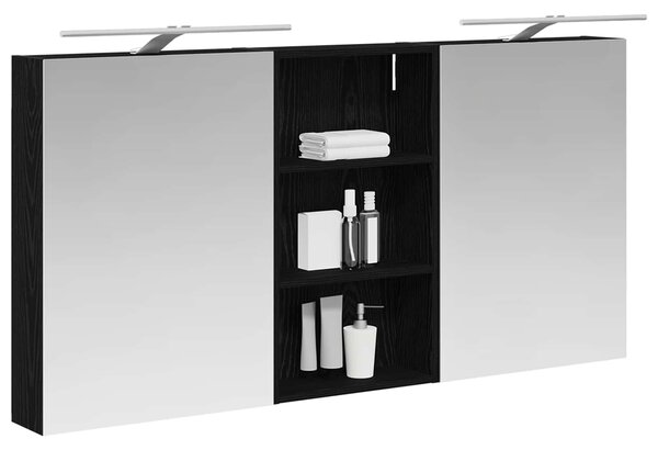 Fürdőszobai Szekrény Szett 3 pcs 140 x 14,5 x 70 cm Faanyag