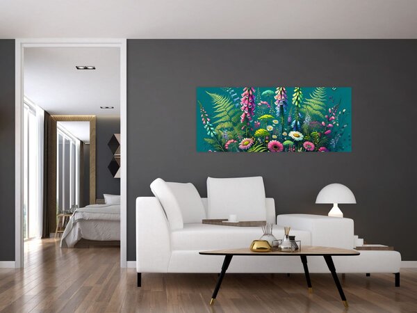 Kép - Mezei virágok (120x50 cm)