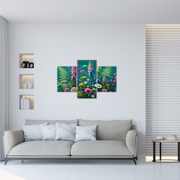 Kép - Mezei virágok (90x60 cm)