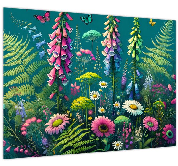 Kép - Mezei virágok (70x50 cm)