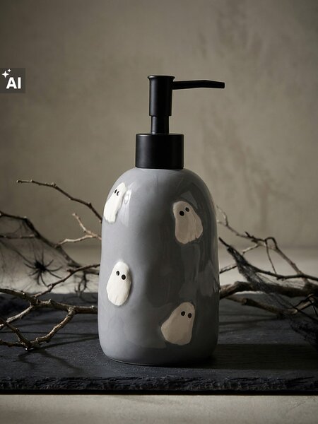 Sinsay - Halloween mintás szappanadagoló - világos szürke