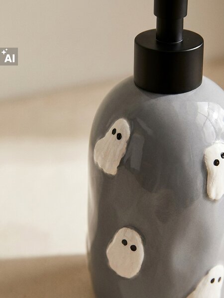 Sinsay - Halloween mintás szappanadagoló - világos szürke