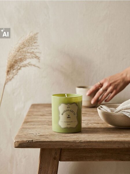 Sinsay - Illatos gyertya Matcha Latte - halványzöld
