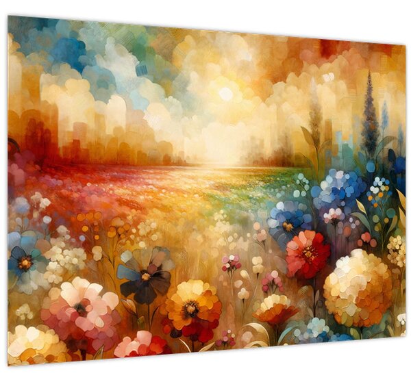 Kép - Színes rét (70x50 cm)