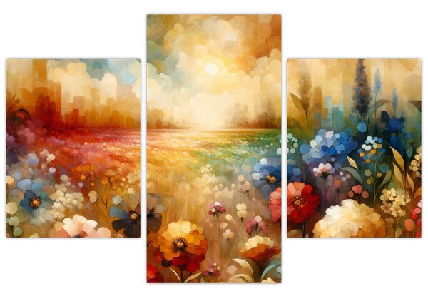 Kép - Színes rét (90x60 cm)