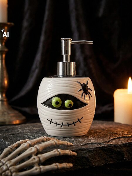 Sinsay - Halloween mintás szappanadagoló - fehér