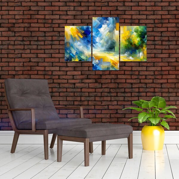 Kép - Absztrakt napos nap (90x60 cm)