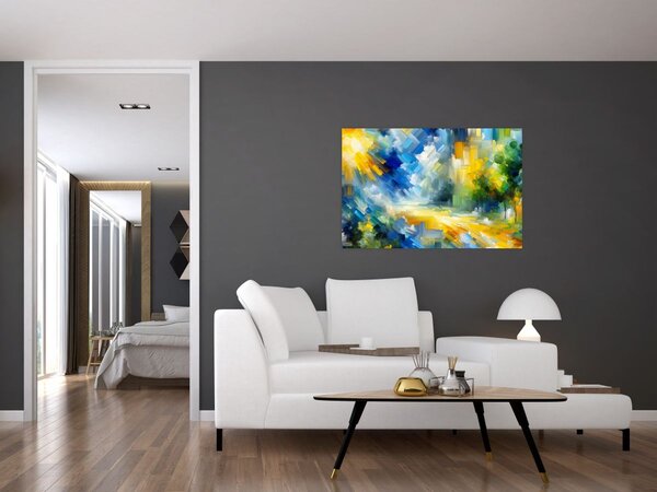 Kép - Absztrakt napos nap (90x60 cm)