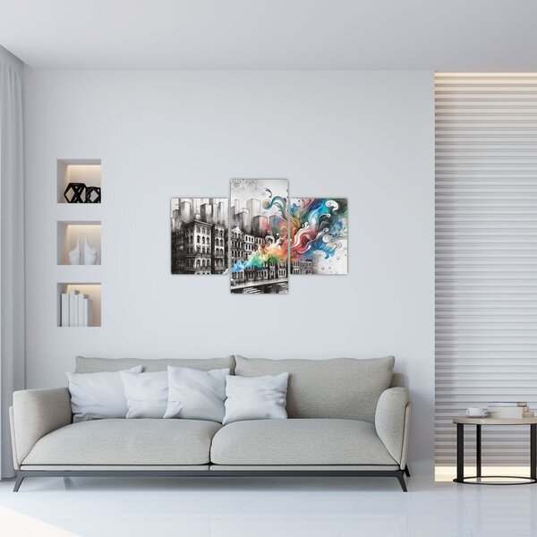 Kép - Ipari élet (90x60 cm)