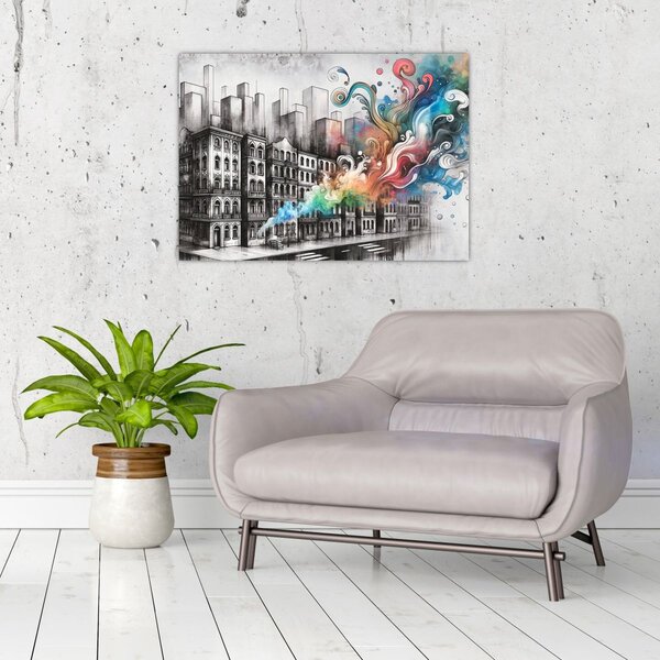 Kép - Ipari élet (70x50 cm)