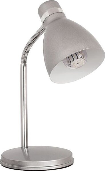 Kanlux Zara 7560 LED Lámpa Asztali E14 Foglalat Ezüst