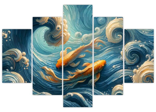 Kép - Aranyhalak (150x105 cm)