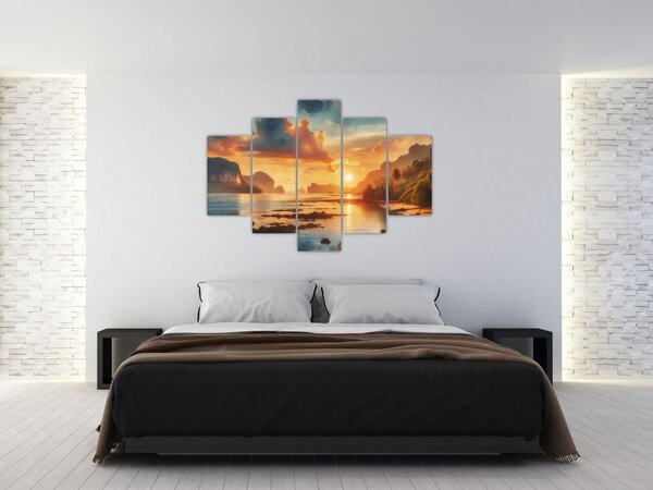 Kép - Kilátás a partról (150x105 cm)