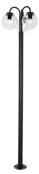 Fekete lámpás műanyaggal 200 cm 3-lámpás IP44 - Sfera