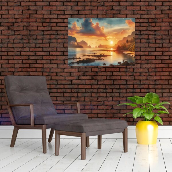 Kép - Kilátás a partról (70x50 cm)