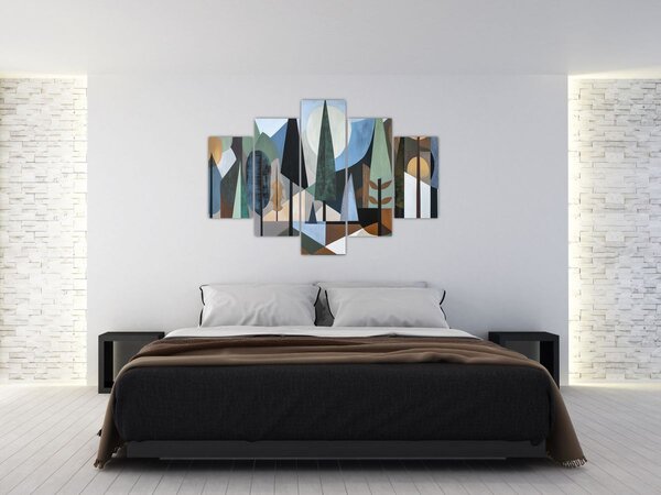 Kép - Természetes geometriai absztrakció II. (150x105 cm)