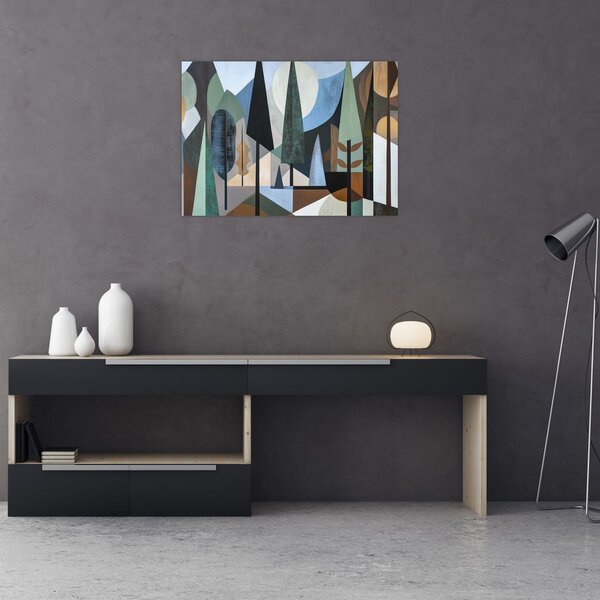 Kép - Természetes geometriai absztrakció II. (70x50 cm)