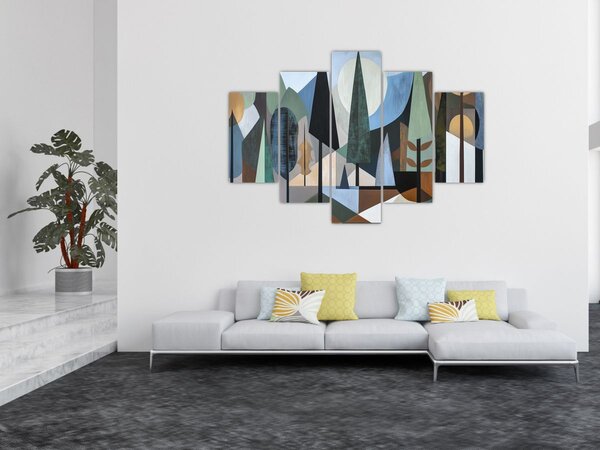 Kép - Természetes geometriai absztrakció II. (150x105 cm)