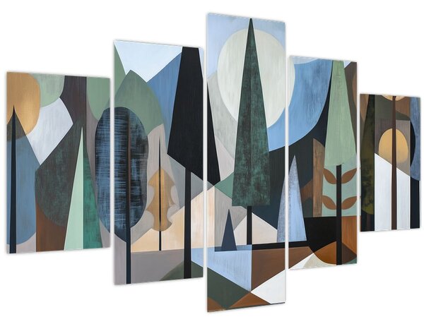 Kép - Természetes geometriai absztrakció II. (150x105 cm)