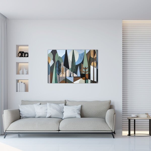 Kép - Természetes geometriai absztrakció II. (90x60 cm)