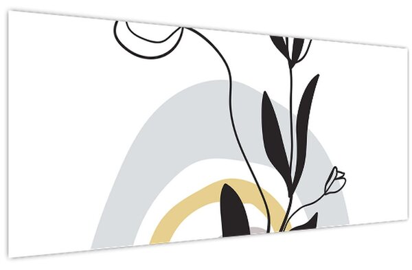 Kép - Virágok vázában N⁰1 (120x50 cm)
