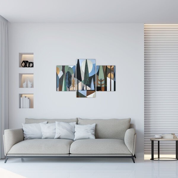 Kép - Természetes geometriai absztrakció II. (90x60 cm)