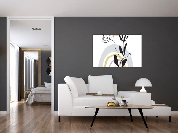Kép - Virágok vázában N⁰1 (90x60 cm)