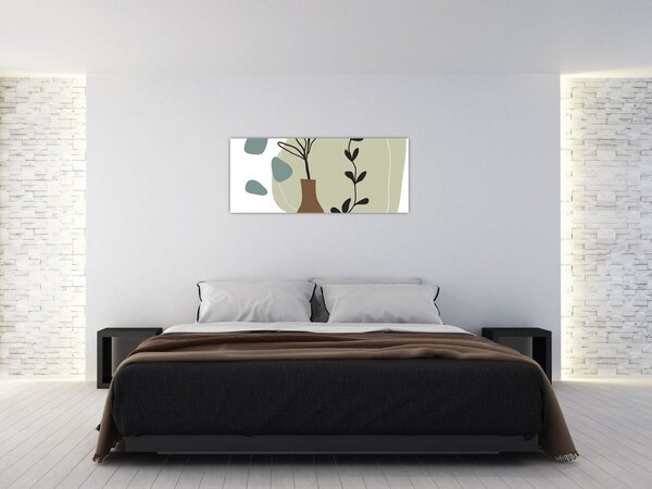 Kép - Virágok vázában N⁰2 (120x50 cm)