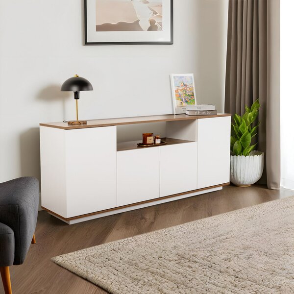Arista - White, Walnut