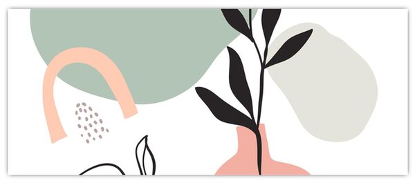 Kép - Virágok vázában N⁰3 (120x50 cm)