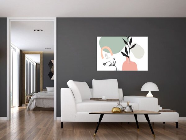 Kép - Virágok vázában N⁰3 (90x60 cm)