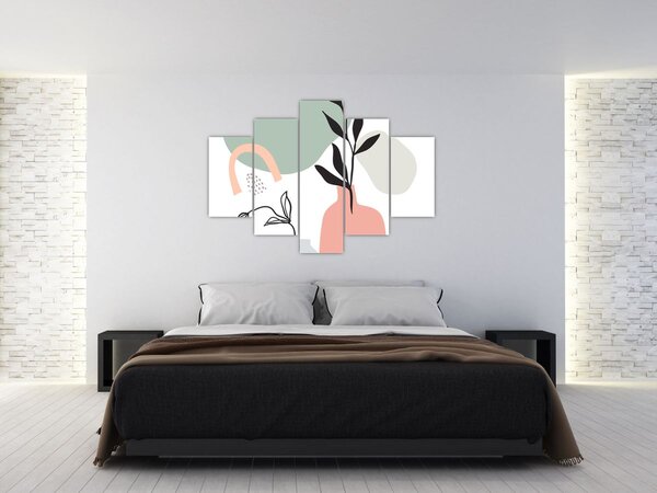 Kép - Virágok vázában N⁰3 (150x105 cm)