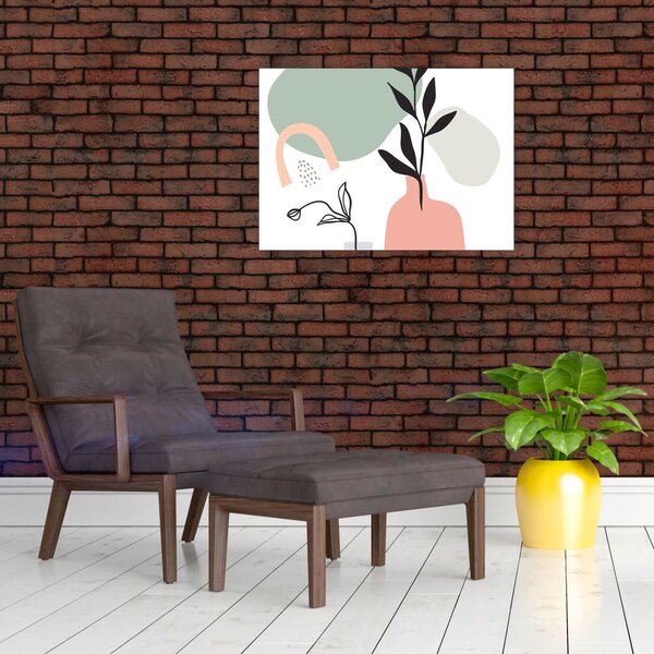 Kép - Virágok vázában N⁰3 (70x50 cm)