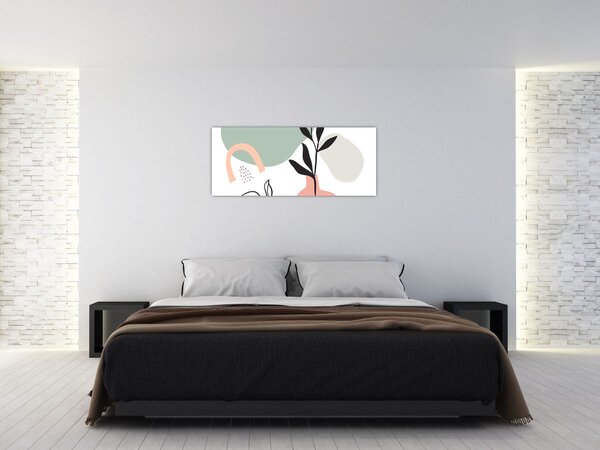 Kép - Virágok vázában N⁰3 (120x50 cm)