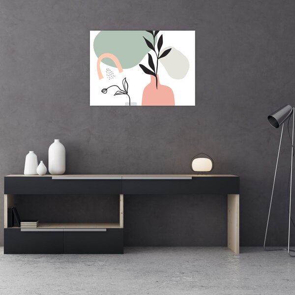 Kép - Virágok vázában N⁰3 (70x50 cm)
